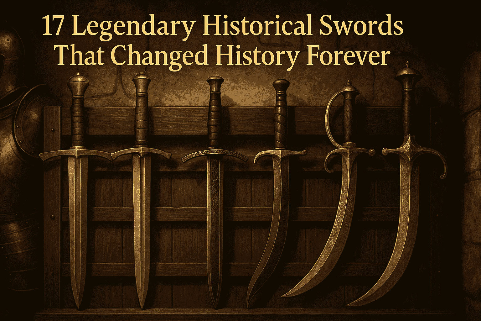 17 Legendry Historical Swords